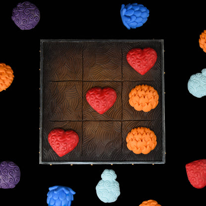 Jeu de Plateau Fruit du Démon (Morpion)